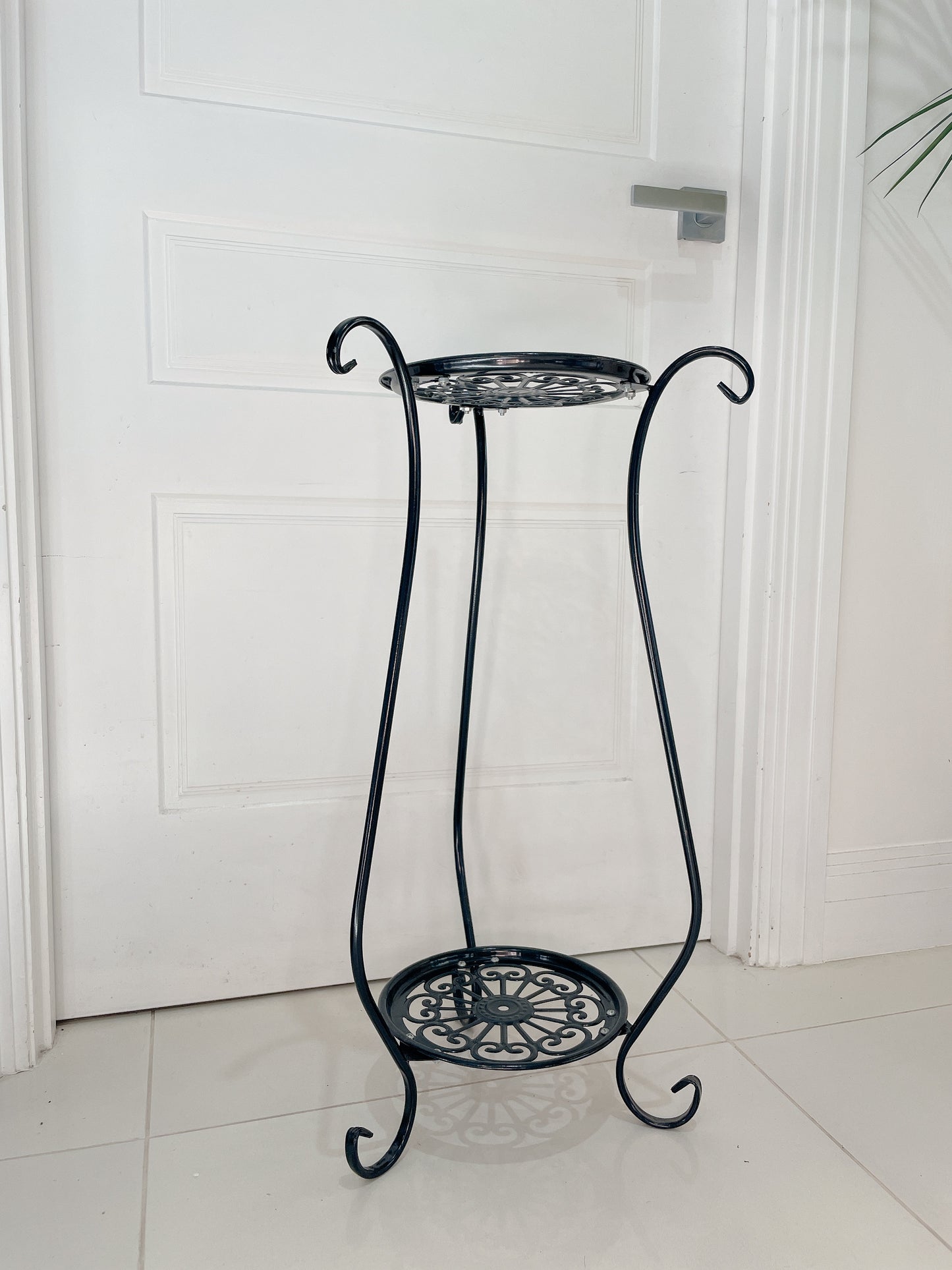 1xSTAND ONLY* PLANTS NOT INCLUDED 2tier stand planter holder lightweight metal BRAND NEW