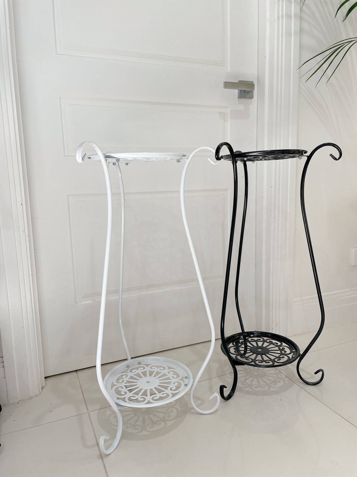 1xSTAND ONLY* PLANTS NOT INCLUDED 2tier stand planter holder lightweight metal BRAND NEW